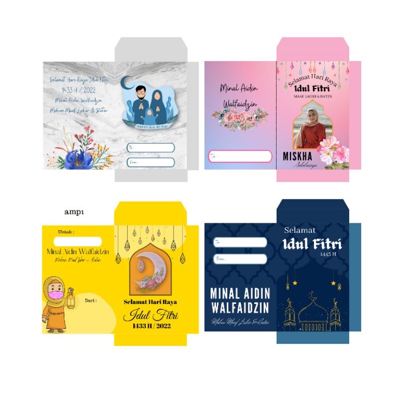 

AMPLOP / ANGPAO LEBARAN HARI RAYA IDUL FITRI CUSTOM DESIGN FREE