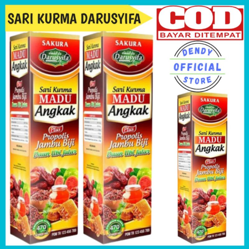 

Sari Kurma Madu Angkak Darusyifa Plus Propolis 470 Gram