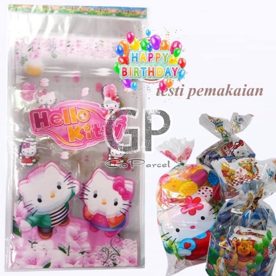 ( Pak 10 Lembar ) KANTONG OPP SOUVENIR MOTIF - PLASTIK SOUVENIR PLASTIC GOODIE BAG SNACK BINGKISAN ULANG TAHUN PR1NC3SS M1CK3Y M0U$E FR0Z3N DOR4EMON H3LLOKITTY UN1C0RN P0NY $PONGEB0B KERO KER0P1 C4RS L0L T4Y0 TH0M4S T$UM T$UM SPID3RMAN