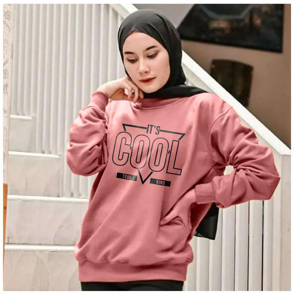 Kaos Lengan Panjang COOL / Kaos Sweatshirt / Atasan Wanita / Atasan Wanita Lengan Panjang