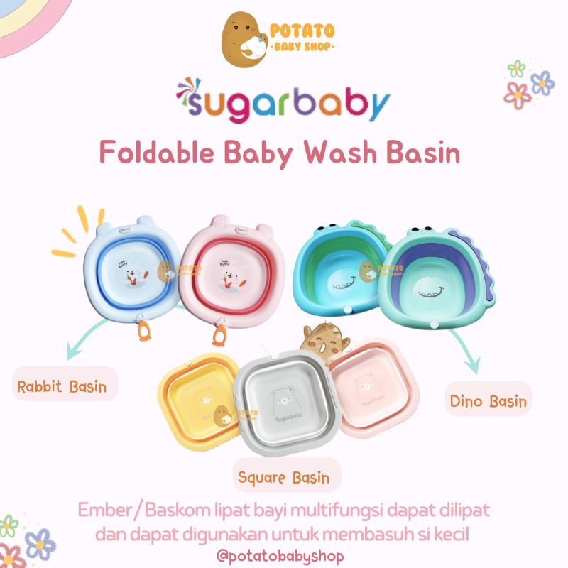 Sugar Baby Foldable Baby Wash Basin - Baskom Lipat Bayi