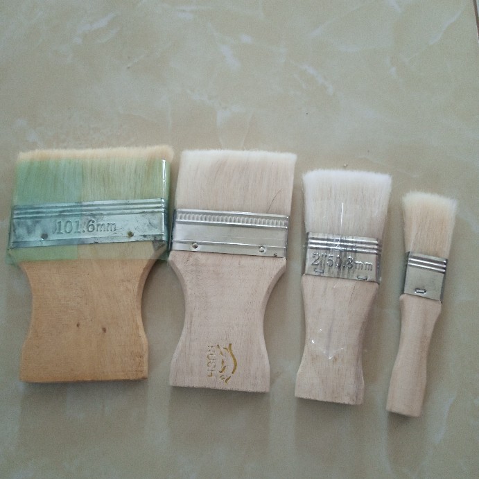 Kuas Cat Pelitur 4 Inch / Kuas Cat Tembok Rush