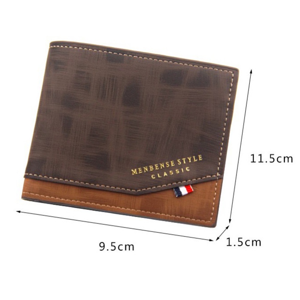 SHOPEE 6.6 SUPER SALE!! Fashion Pria MB01 Dompet Pria Original Men Bense Classic Forward / Men Wallet