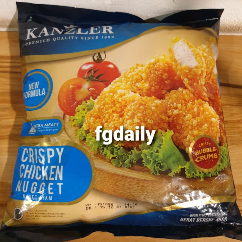 

Kanzler chicken nugget / kanzler crispy nugget ayam Halal Mui