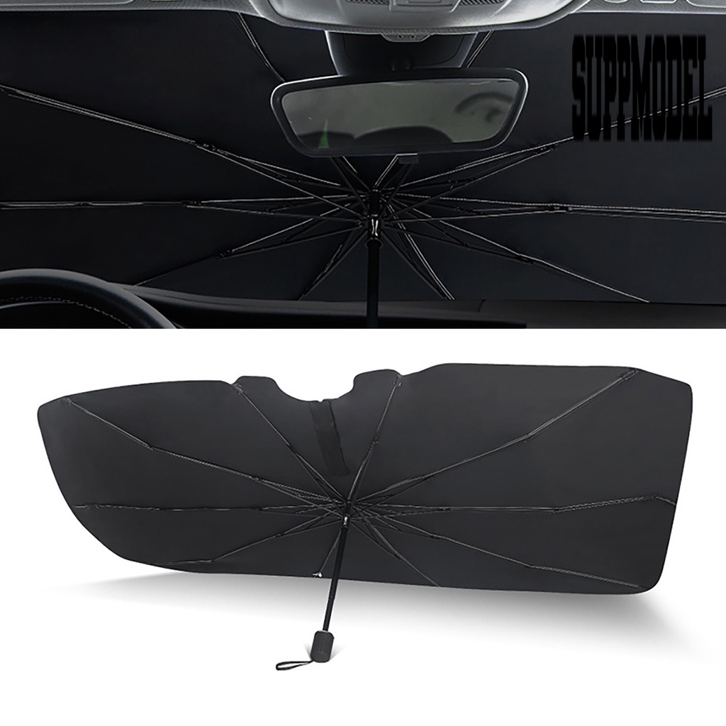 &lt; Auto sunshade &gt; Payung Kaca Depan Mobil Lipat Kuat Tahan Lama