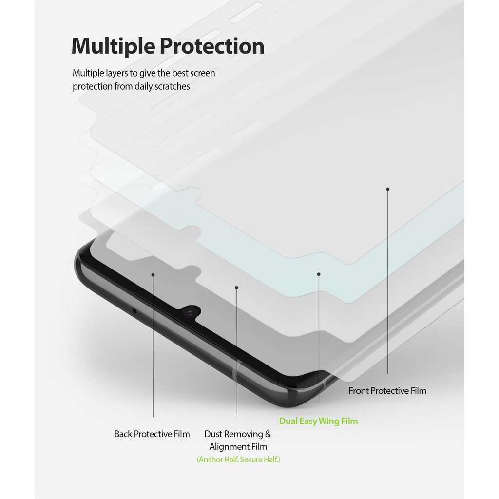 Ringke Samsung Galaxy S20 S20 Plus S20 Ultra Full Cover Screen Protector Anti Gores Screen Guard