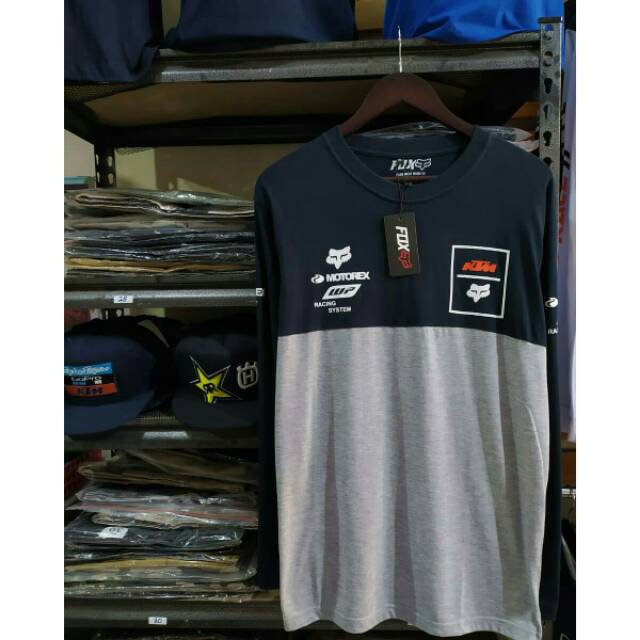 Kaos lengan panjang KTM X FOX