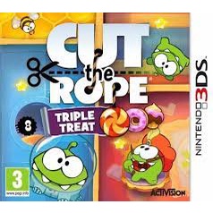 GAME NINTENDO 3DS CFW CUT THE ROPE TRIPLE TREAT