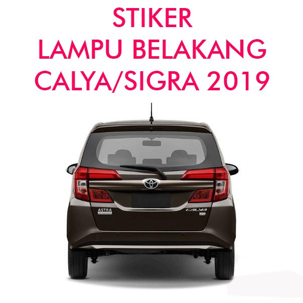 Stiker Mobil Calya 2019 Facelift Belakang