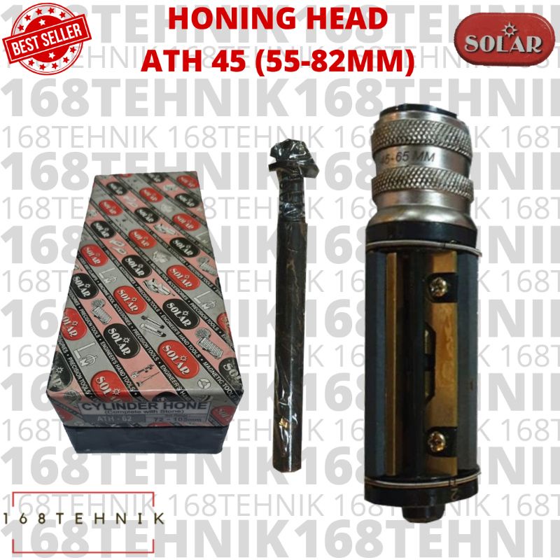 HONING HEAD ATH 45 (55-82) MERK SOLAR ORIGINAL / HONNING TOOL ATH45 / CYLINDER HONING