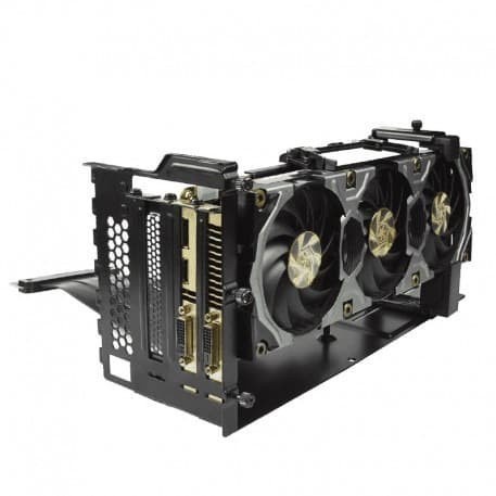 GameMax Vertical GPU Kit with Riser Cable And VGA GPU Holder Ori