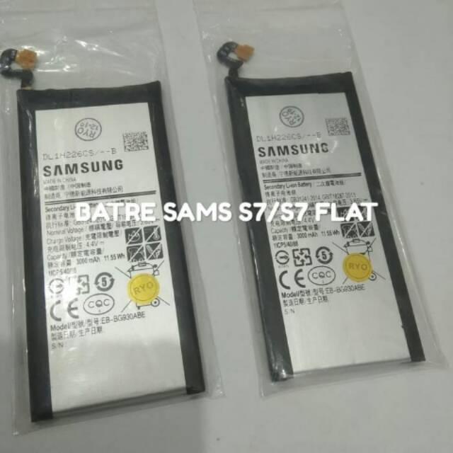 batre batere baterai samsung s7 flat