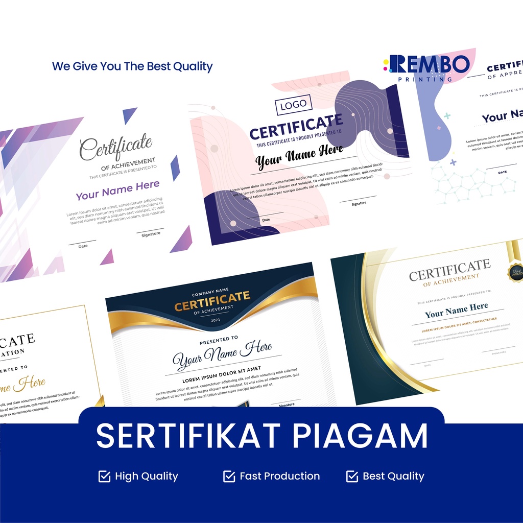

Cetak Sertifikat Piagam Lomba Event Seminar