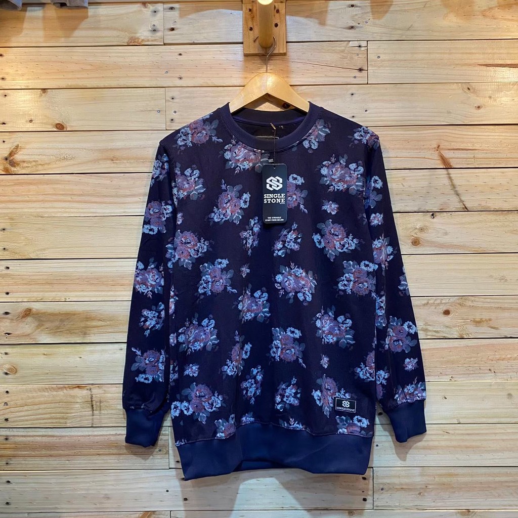 Sweater Pria Deas Off White Beludru Panas Musim Gugur Berkerudung Dingin Remaja Memakai Versi-Motif 9