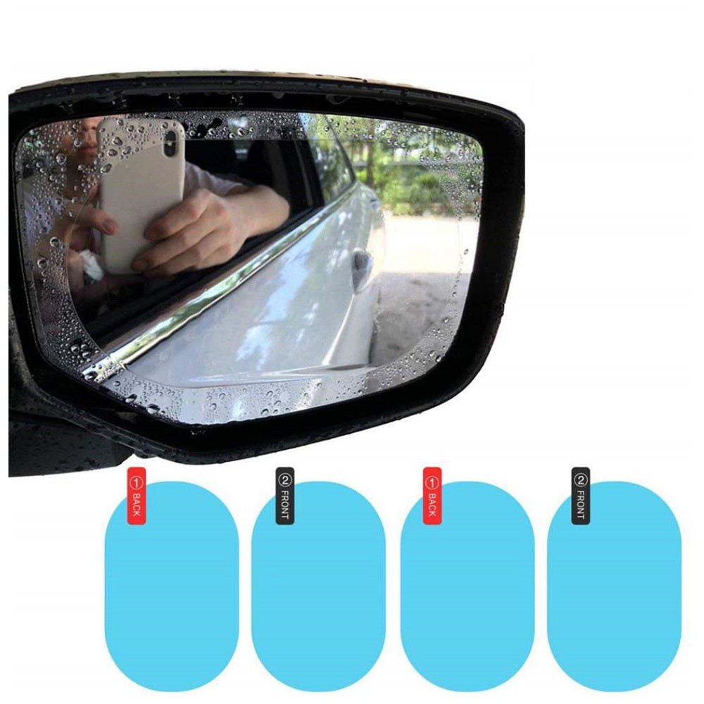 Anti Fog Oval Waterproof Anti Air Gores Anti Blur Kaca Spion Mobil