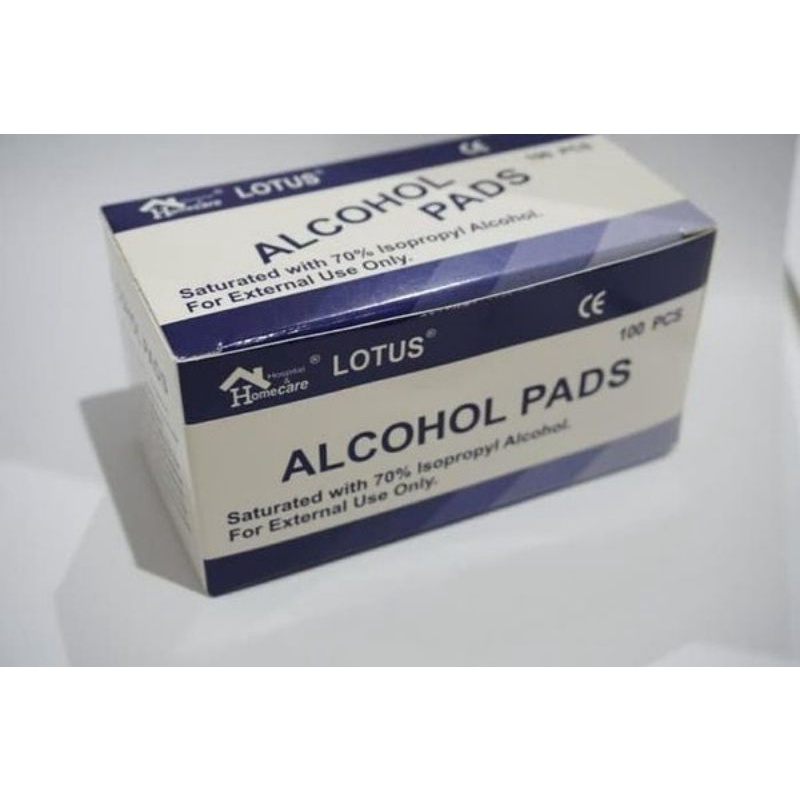 LOTUS Alcohol Swab [2 Ply] tissue alcohol isi 100 lembar
