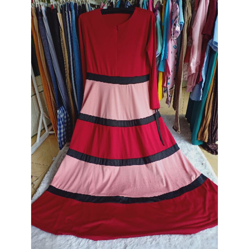 BIG RAMADHAN SALE. GAMIS IYADA BAHAN LEMONSKIN TEBAL HARGA 65.000 HARGA NORMAL 80.000