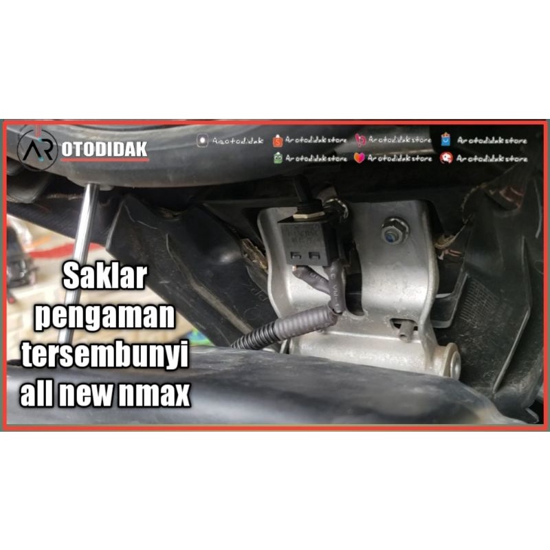 saklar pengaman tersembunyi yamaha NMAX &amp; AEROX (old/new)