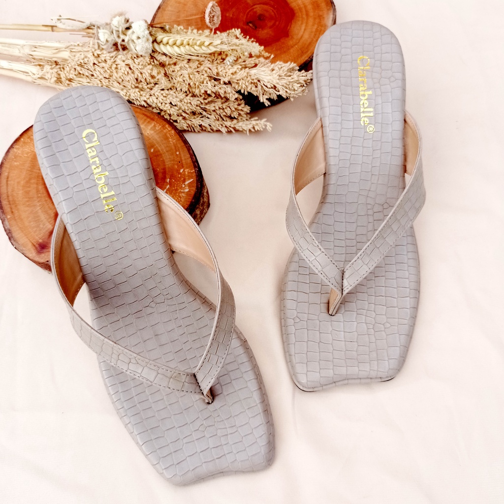 Clarabelle Airin Sandal Hak Tahu Wanita
