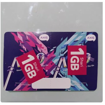 VOUCHER AXIS AIGO MINI 1GB / VOUCHER AXIS 1 GB/ ( 5 Hari )