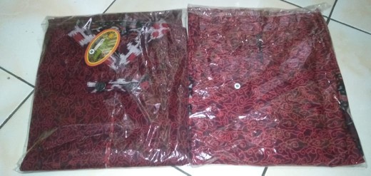 Batik Couple Keluarga Sania Ruffle Ori Ndoro Jowi Dnt Motif Mega Abang
