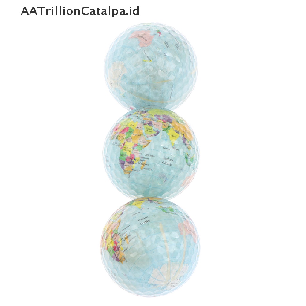 Aatrillioncatalpa Bola Golf Motif Peta Dunia Untuk Latihan Pemula