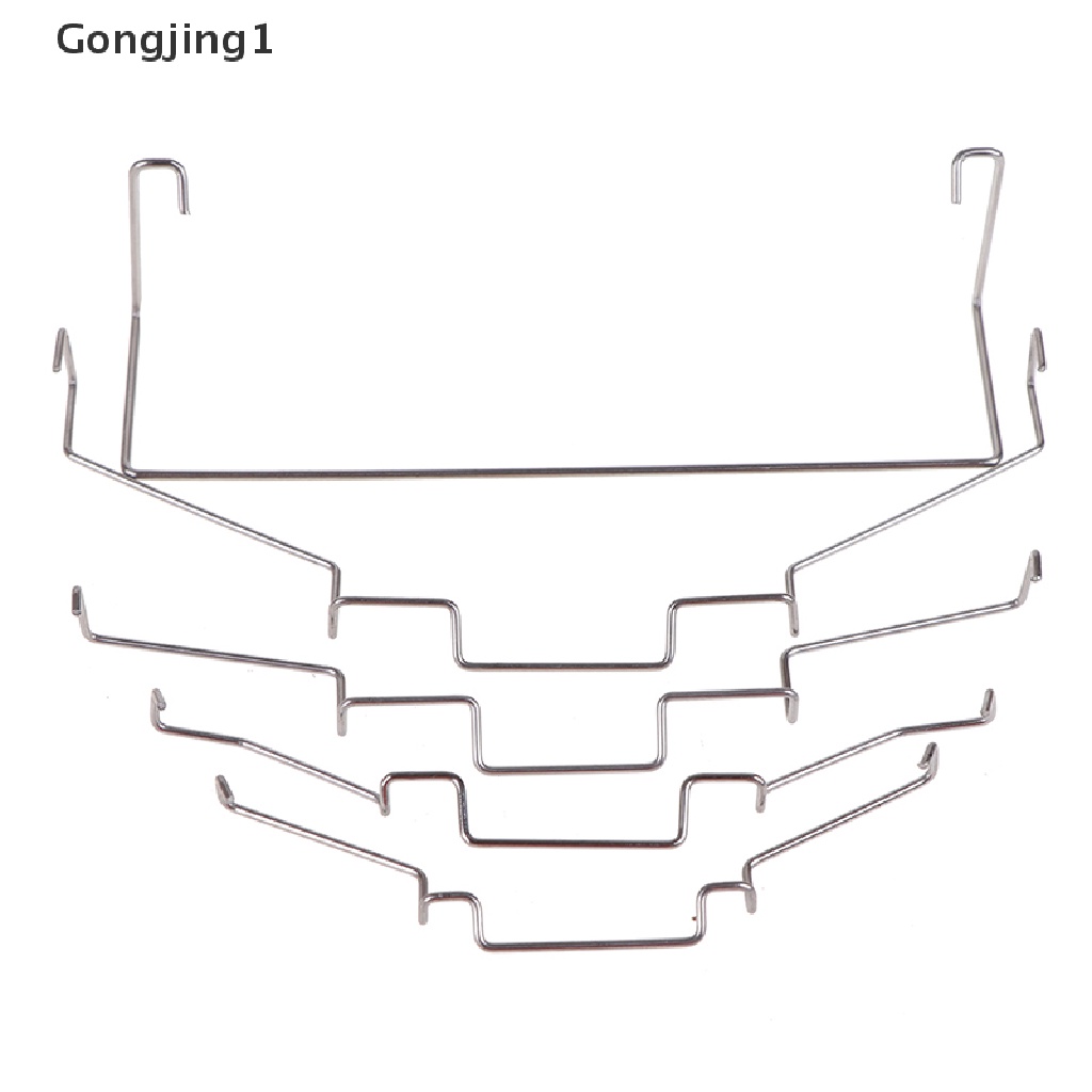 Gongjing1 1 Pasang Bracket Buckle Elastis Bahan Baja Untuk Kipas Pendingin CPU