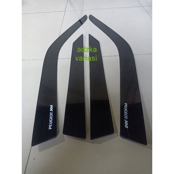 talang air mobil Peugeot 306 model flat datar rata lepek