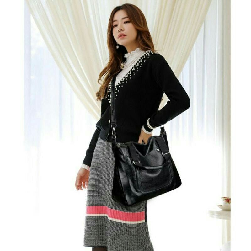 Tas wanita korea/tas ibu/tas remaja/tas kerja besar/tas murah batam import/model terbaru