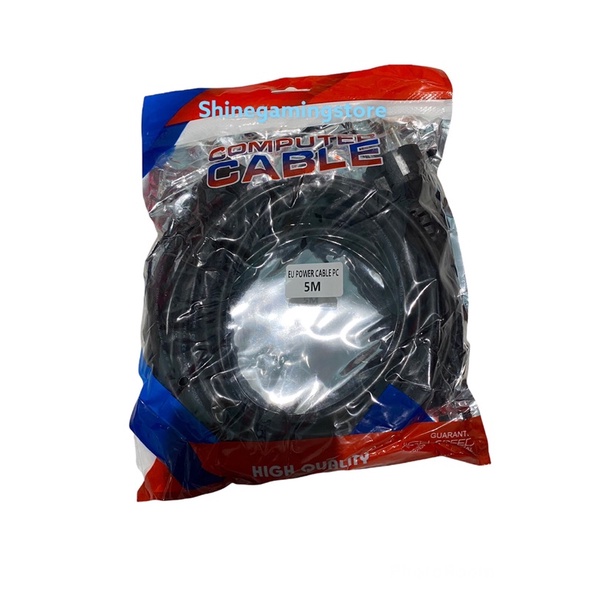 Kabel power PC 5 Meter/Kabel Power Cpu/server Tebal 0,75mm