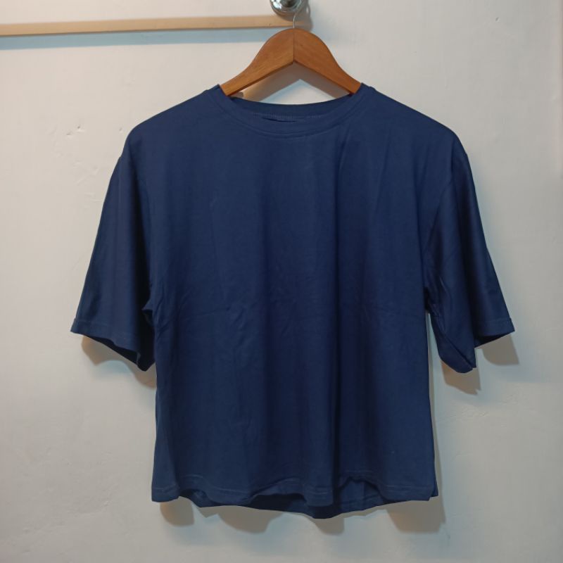 ATASAN KAOS BATWING CROP / ATASAN WANITA CROP TOP OVERSIZE