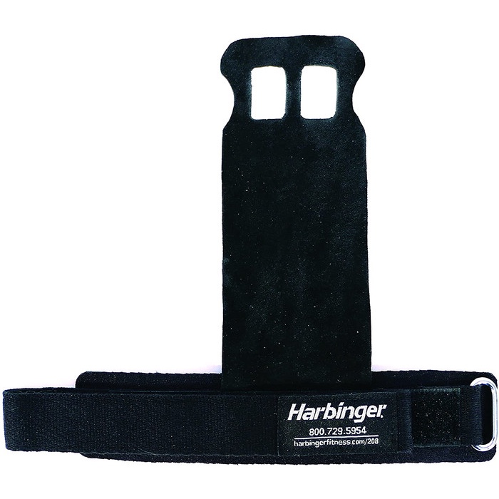 Harbinger Leather Palm Grips for Weight Lifting Hand Protection