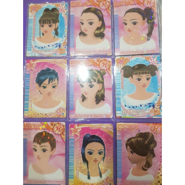Love and Berry card kartu koleksi - hair collection