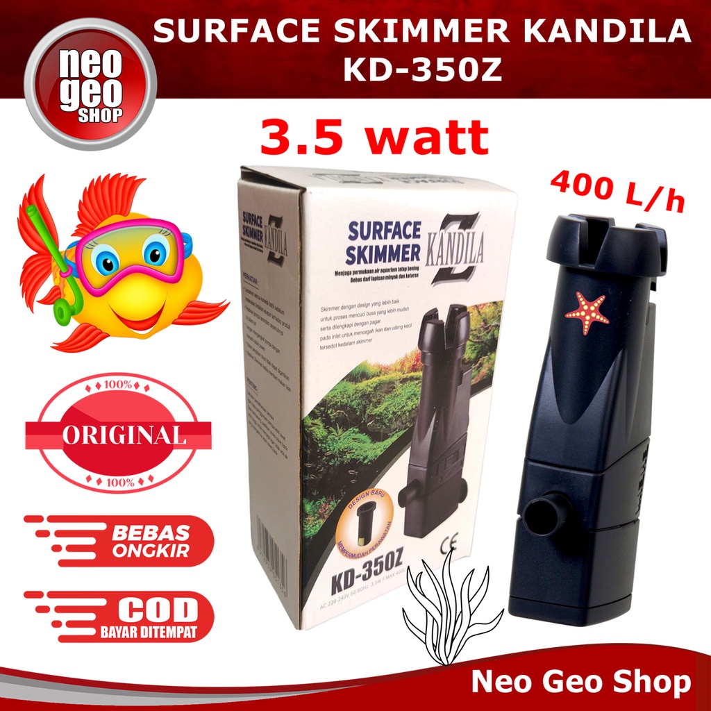 Kandila KD 350Z KD350Z KD 350 Z SURFACE SKIMMER PROTEIN SKIMER AQUARIUM AQUASCAPE