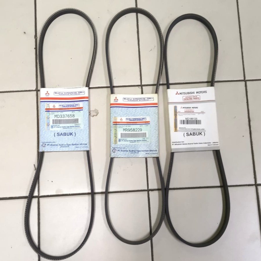 fanbelt van belt set kuda bensin 2.0 mpi grandia 3pcs (ASLI)