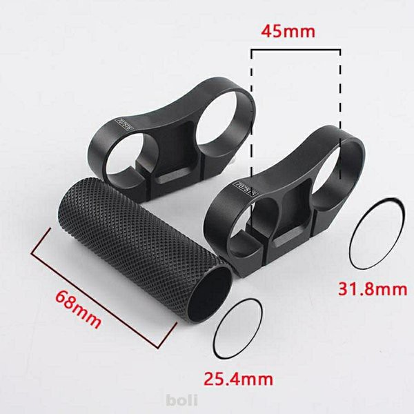 Stem Riser 25.4 to 31.8 Sepeda Lipat Alloy CNC - Adaptor Stem 25.4mm Standar ke 31.8mm Oversize