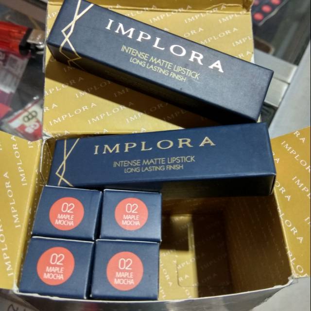 Implora intense matte lipstik No.2 MAPLE MOCHA