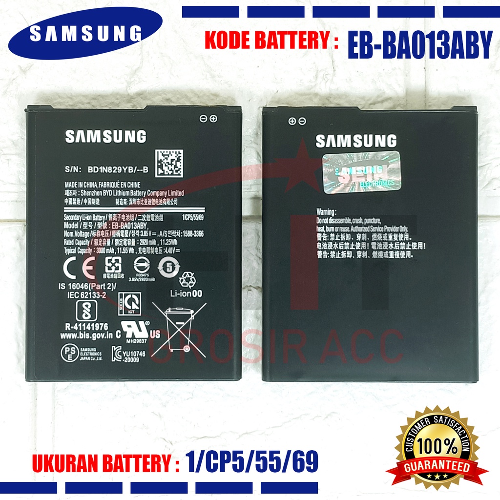 Battery Baterai For Samsung Galaxy A01 Core Kode EB-BA013ABY