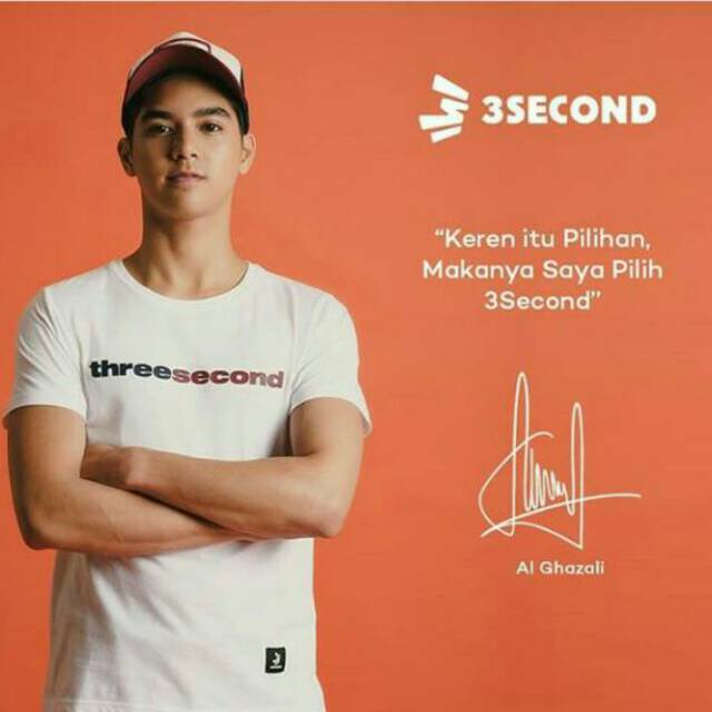 Kaos Distro 3Second Pria dan Wanita - Kaos 3Second