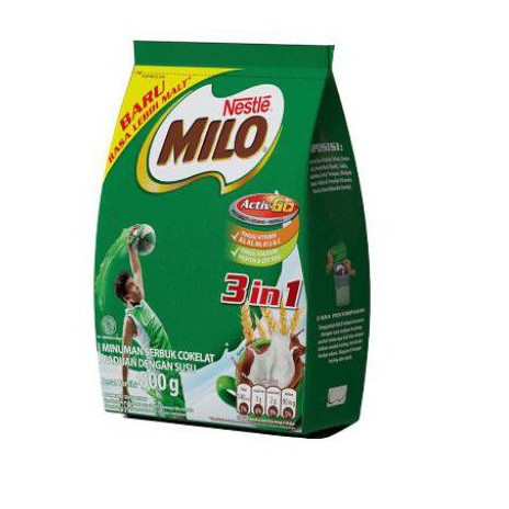 Milo 3 in 1 bubuk 800gr