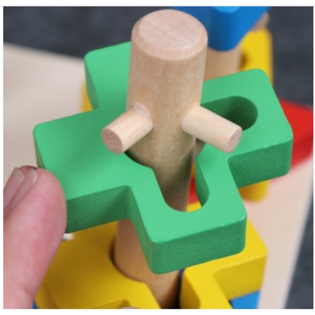 Mainan Kayu GEOMETRY SORTING TOYS - Puzzle Edukasi