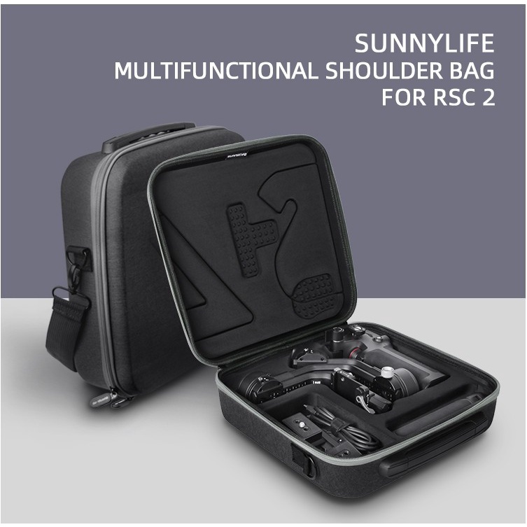 Sunnylife Multifunctional Carrying Case Shoulder Bags for DJI RSC 2