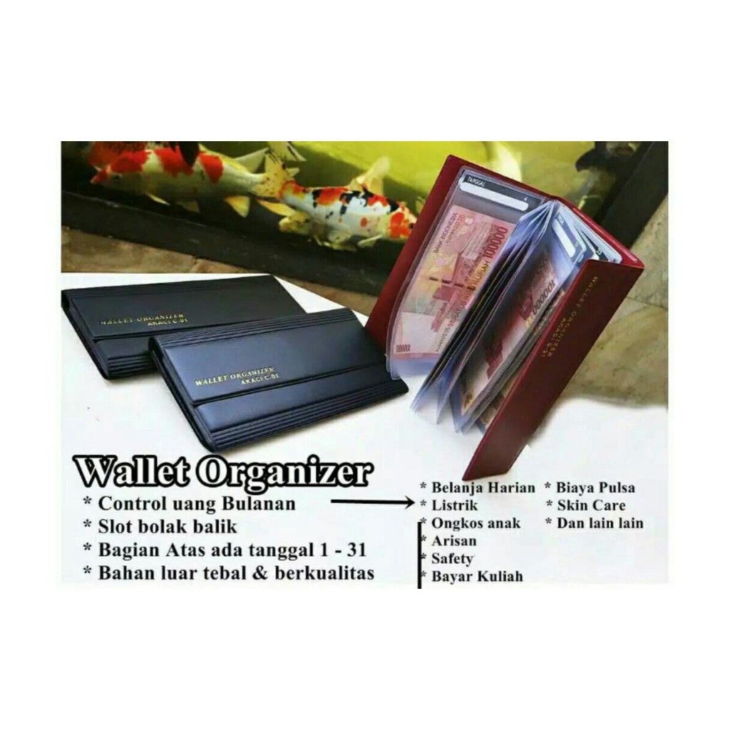 Dompet disiplin- Irit Hemat - keuangan - dompet wanita kekinian Viral Murah-wallet organizer