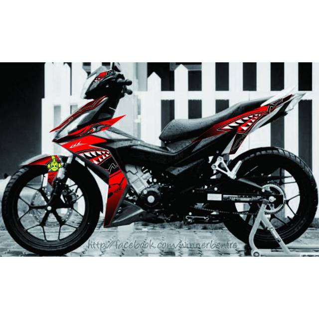 STICKER honda gtr  STIKER  Gtr stiker motor gtr semi decal gtr semi full body gtr shark keren murah