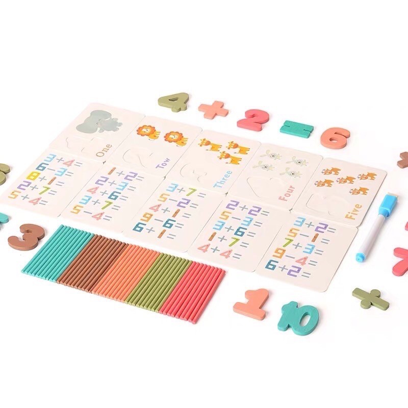 learning number counting wipe clean box - belajar berhitung - mainan edukasi anak