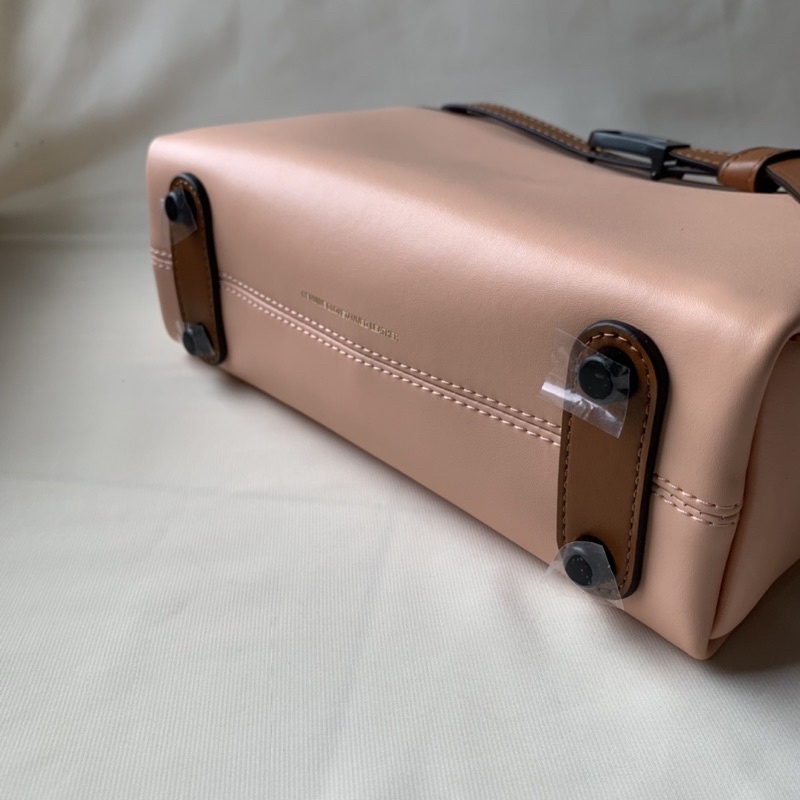 Coach Tate 24 Crossbody In Colorblock Blush Natural (Coach 2586)