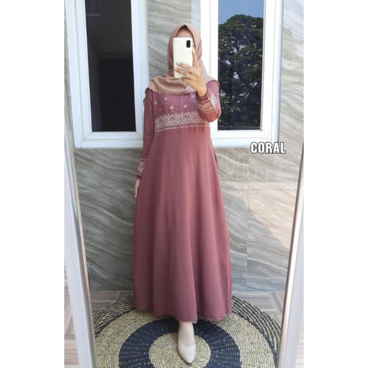 Alifah Ity Crepe Bordir