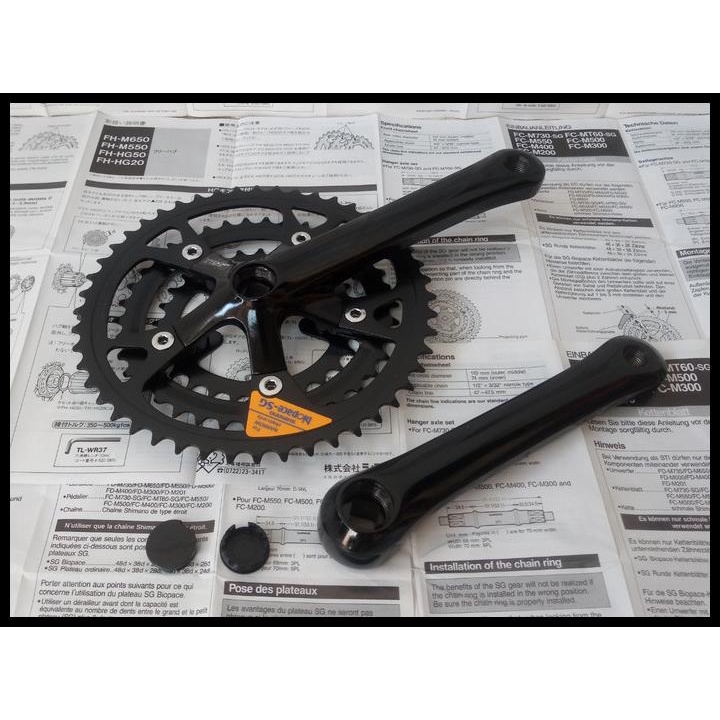 Crank Shimano Exage 400Lx Oval 48T 170Mm Japan