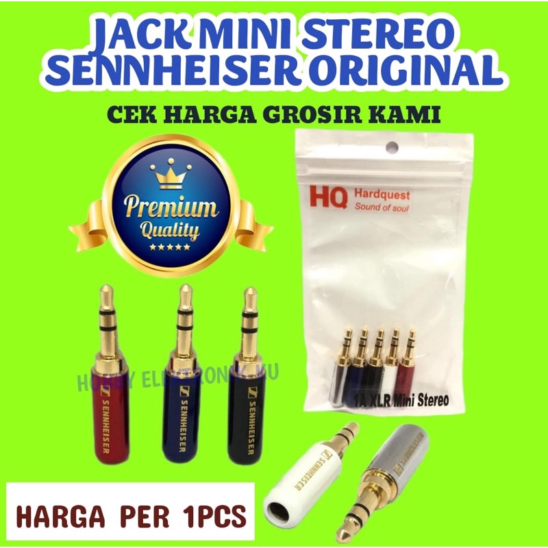 JACK MINI STEREO SENNHEISER ORIGINAL (HARGA PER 1PCS)