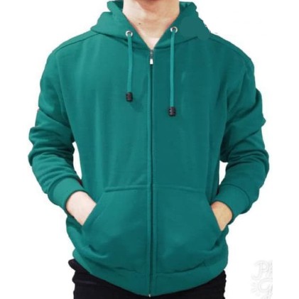 Hoodie Zipper BiruTosca